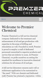 Mobile Screenshot of premier-chemical.com