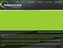 Tablet Screenshot of premier-chemical.com